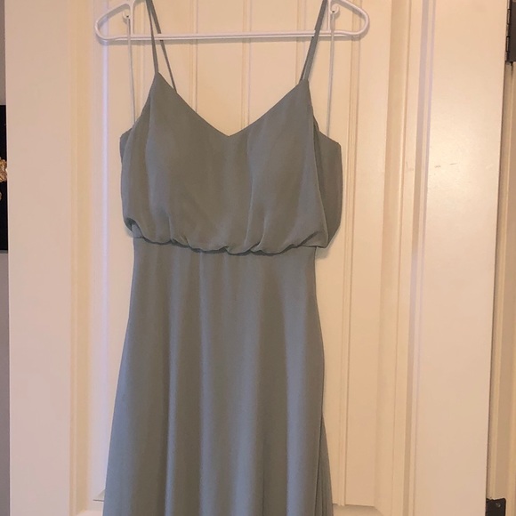 Floor length dress with pockets. - Picture 2 of 5
